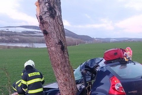 Tragická dopravná nehoda za obcou Vrbové - 31.1.2023