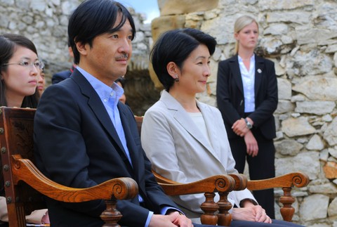 Fumihito Akišino návšteva Slovensko bratislavský hrad