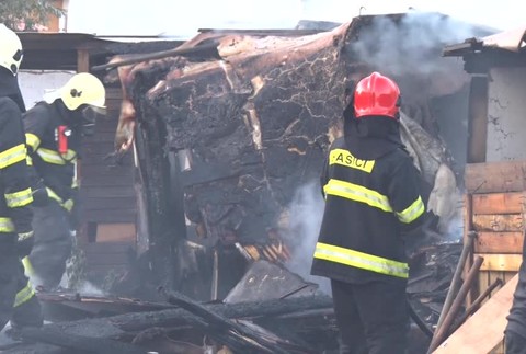 Požiar v osade731