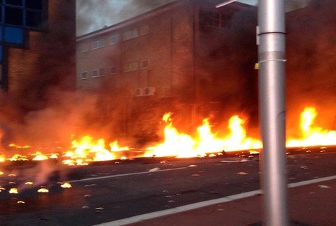 vrtuľník nehoda Londýn1