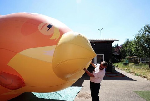 Trump bábätko balón 2