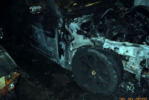 Zhorené BMW X5 1, žiar nad Hronom