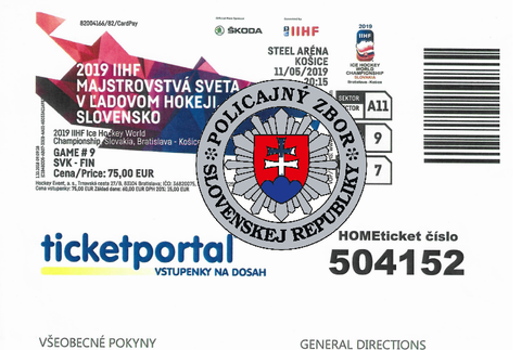 Falošné lístky na hokejové majstrovstvá 