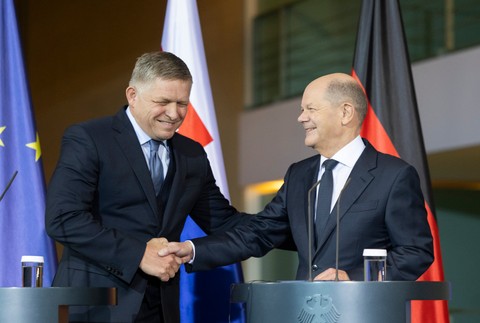 Robert Fico Olaf Scholz Nemecko Berlín návšteva (4)