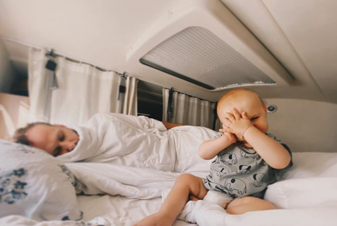 Kristína Tormová, jej syn Alanko a manžel