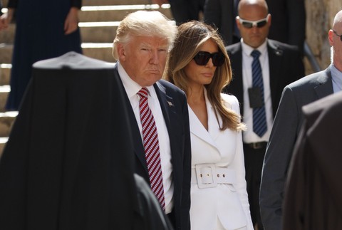 Melanie Trump a Donald Trump