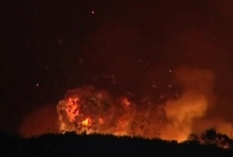 Rusko zachvátil požiar muničného skladu