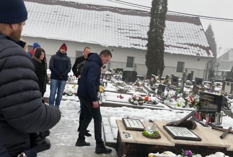 Hrob Ján Kuciak a Martina