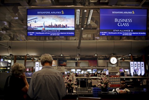 Letisko v Singapure