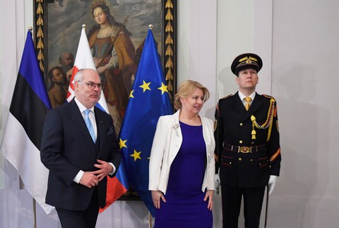 Estónsky prezident Alar Karis prišiel na oficiálnu návštevu Slovenska