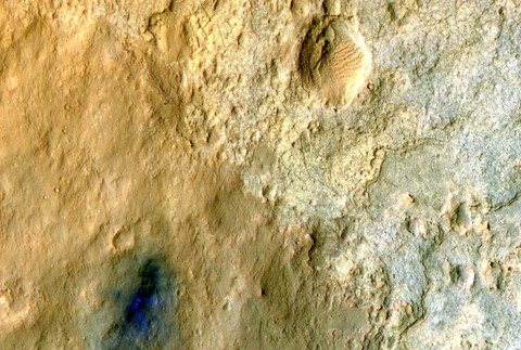 Curiosity Mars zábery povrch