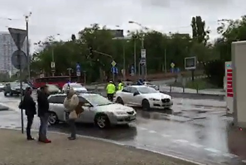 Zrážka mladej ženy v centre Bratislavy 