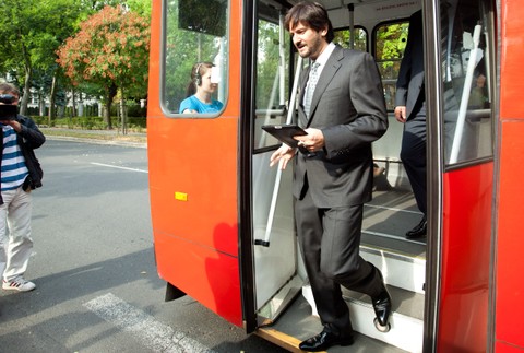 Robert Kaliňák minister vnútra trolejbus týždeň mobility
