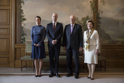 Kate a William v Nórsku 