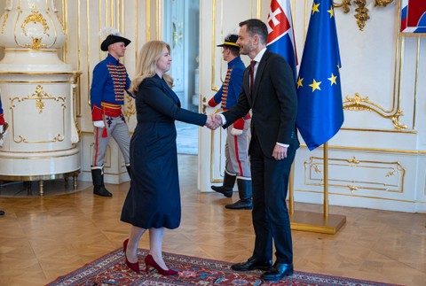 Zuzana Čaputová prijala Eduarda Hegera