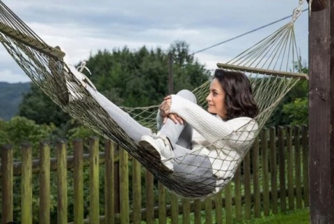 Lucie Bílá na chalupe 