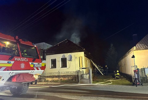 Požiar domu v Kalši 2