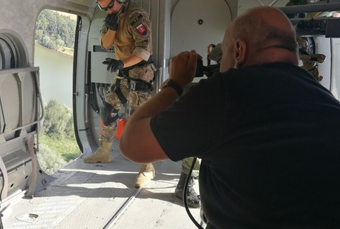 Cvičenie policajných inštruktorov na Liptovskej Mare