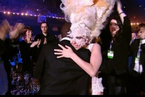 Lady GaGa Brit Awards 2010 3