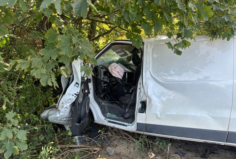 Nehoda kamiónu a dodávky