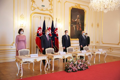 Podpis koaličnej zmluvy 