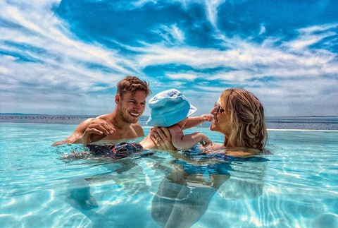 Thomas Puskailer s rodinou