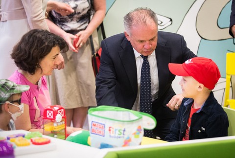 Kiska navštívil onkológiu