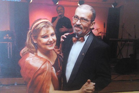 Ľuba Blaškovičová s Petrom Raševom