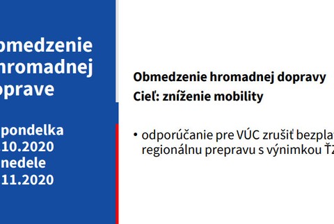 Opatrenia - lockdown