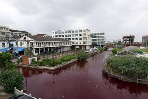 Pohľad z mosta na rieku