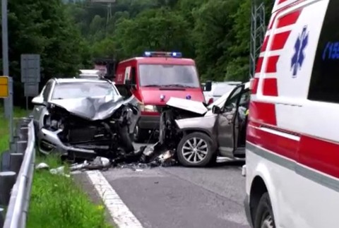 Tragická čelná zrážka