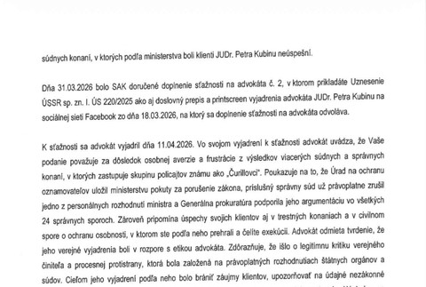 Šutaj Eštok neuspel s disciplinárnym návrhom na advokáta Kubinu