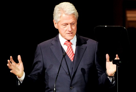 Bill Clinton za pultom