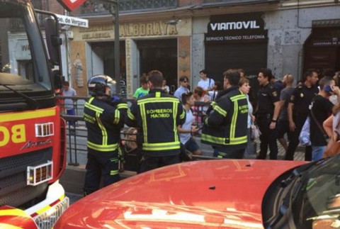 Výbuch v metre v Madride 