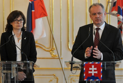 Lucia Žitňanská a Kiska