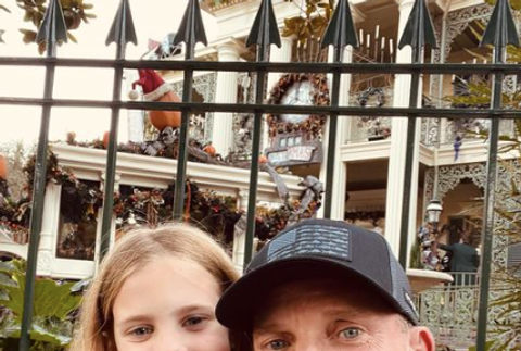 Steve Burton s mladšou dcérou