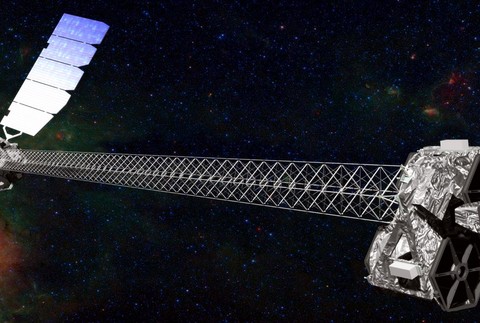 NASA družica teleskop NuSTAR lietadlo L-1011 Orbital vesmír raketa