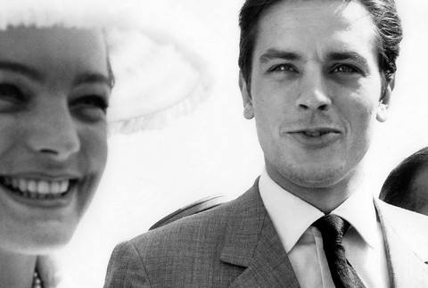 Romy Schneider herečka Alain Delon