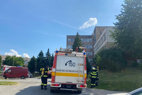 požiar nemocnica košice 