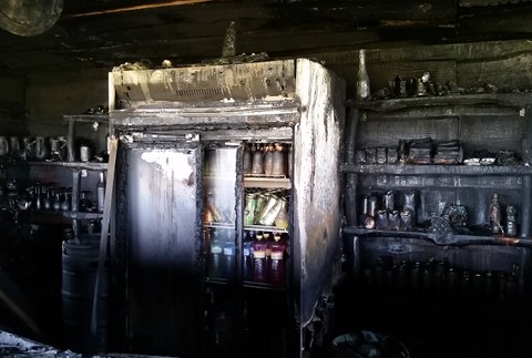 Požiar bufetu vo Veľkom Bieli 3