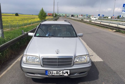 Auto podozrivých Rumunov