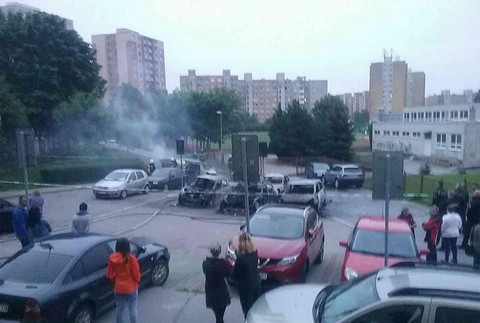 Horiace autá, Košice