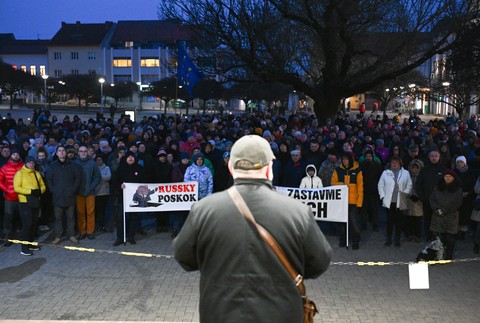 Protest v Novom Meste nad Váhom