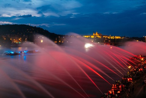 Fontána k výročiu Československa