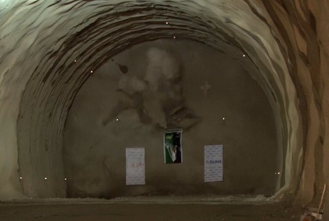 odpal tunela Višňové 