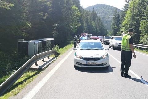 Nehoda autobusu Donovaly