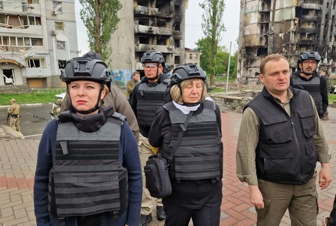 Prezidentka Čaputová na Ukrajine