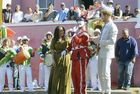 Harry a Meghan v Afrike