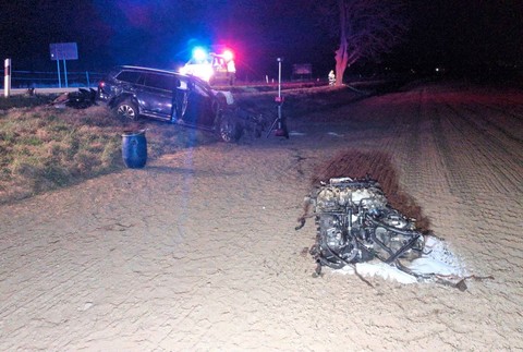 smrtelna nehoda na rovnom useku 