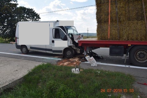 nehoda v kolóne v smere do centra Michaloviec